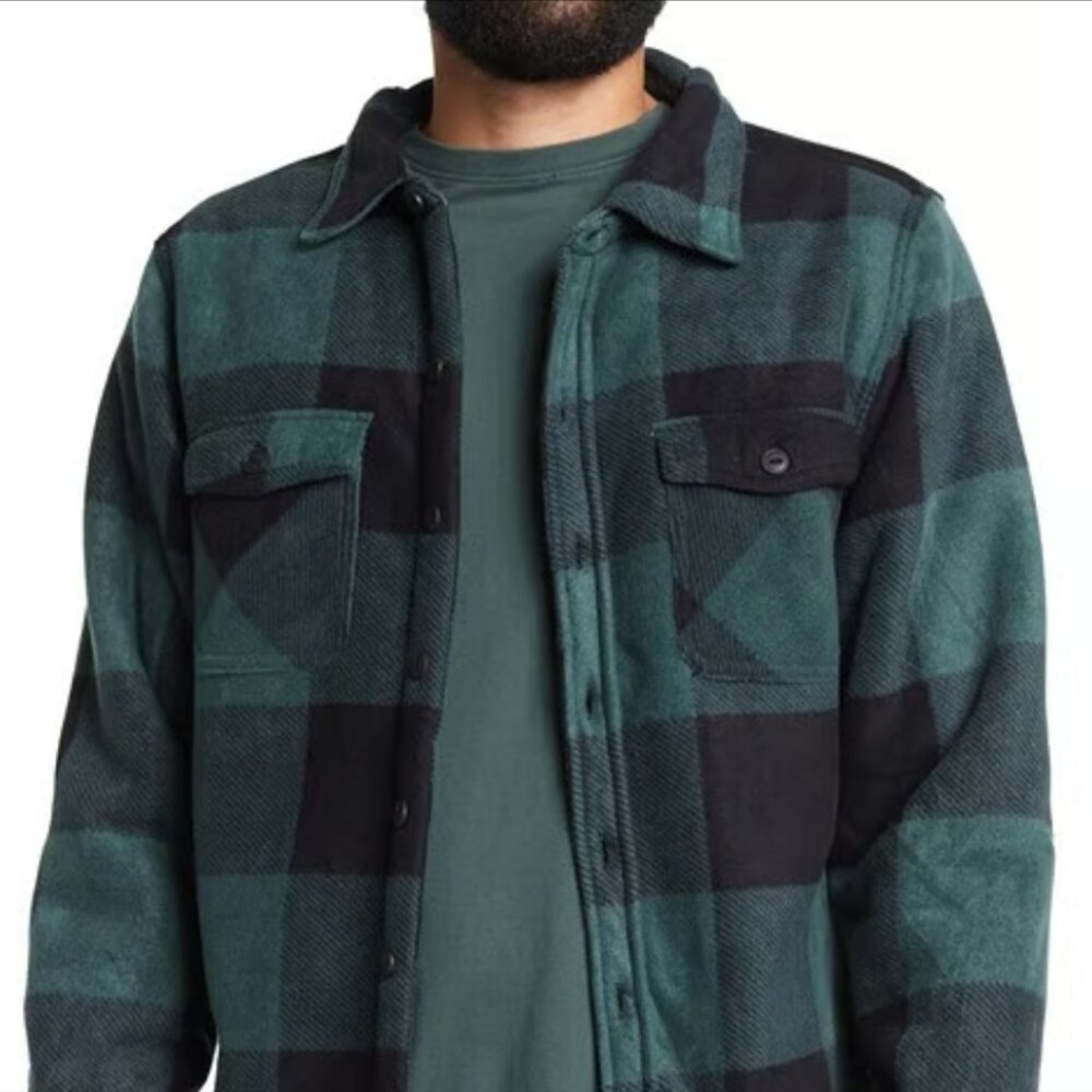 Thread And Cloth Printed Polar Fleece OverShirt - Size Small - New With Tags